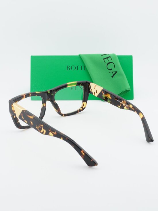 Bottega Veneta BV1180O 002 Rectangle Eyeglasses 52mm – Havana main image 7